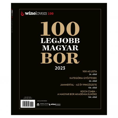  Winelovers 100 – A 100 legjobb magyar bor 2023 kiadvány