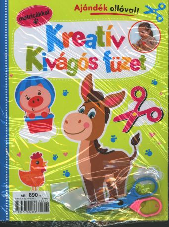 Kreatív kivágós füzet Kreatív kivágós füzet