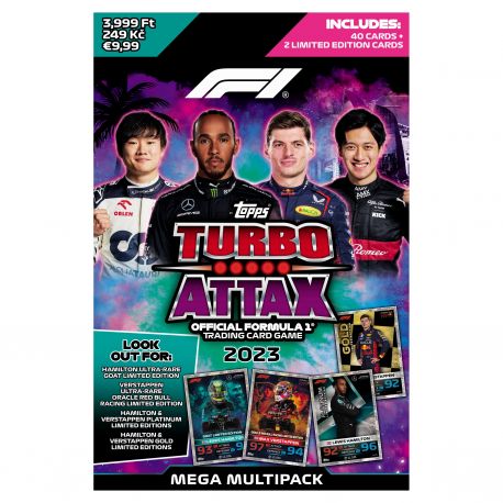 F1 Turbo Attax kártya kollekció 2023 - Multipack F1 Turbo Attax kártya kollekció 2023 - Multipack