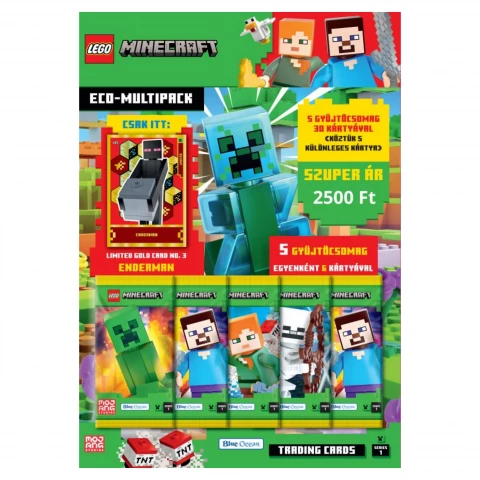  LEGO Minecraft kártya kollekció multipack