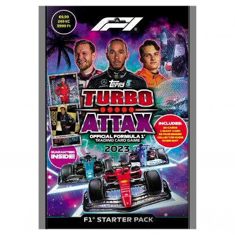 F1 Turbo Attax kártya kollekció 2023 - Starterpack F1 Turbo Attax kártya kollekció 2023 - Starterpack