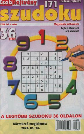 Zsebrejtvény Szudoku Zsebrejtvény Szudoku