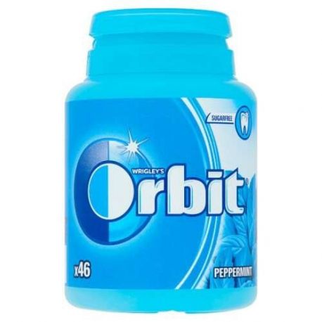 Orbit Peppermint Bottle, 46 drazsé Orbit Peppermint Bottle, 46 drazsé