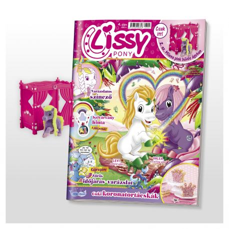 Lissy Pony magazin különszám. 2.szám Milena Pink bűvös ágyban Lissy Pony magazin különszám. 2.szám Milena Pink bűvös ágyban
