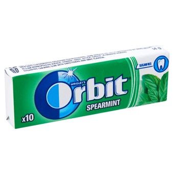 Orbit Spearmint drazsé zöld 14g