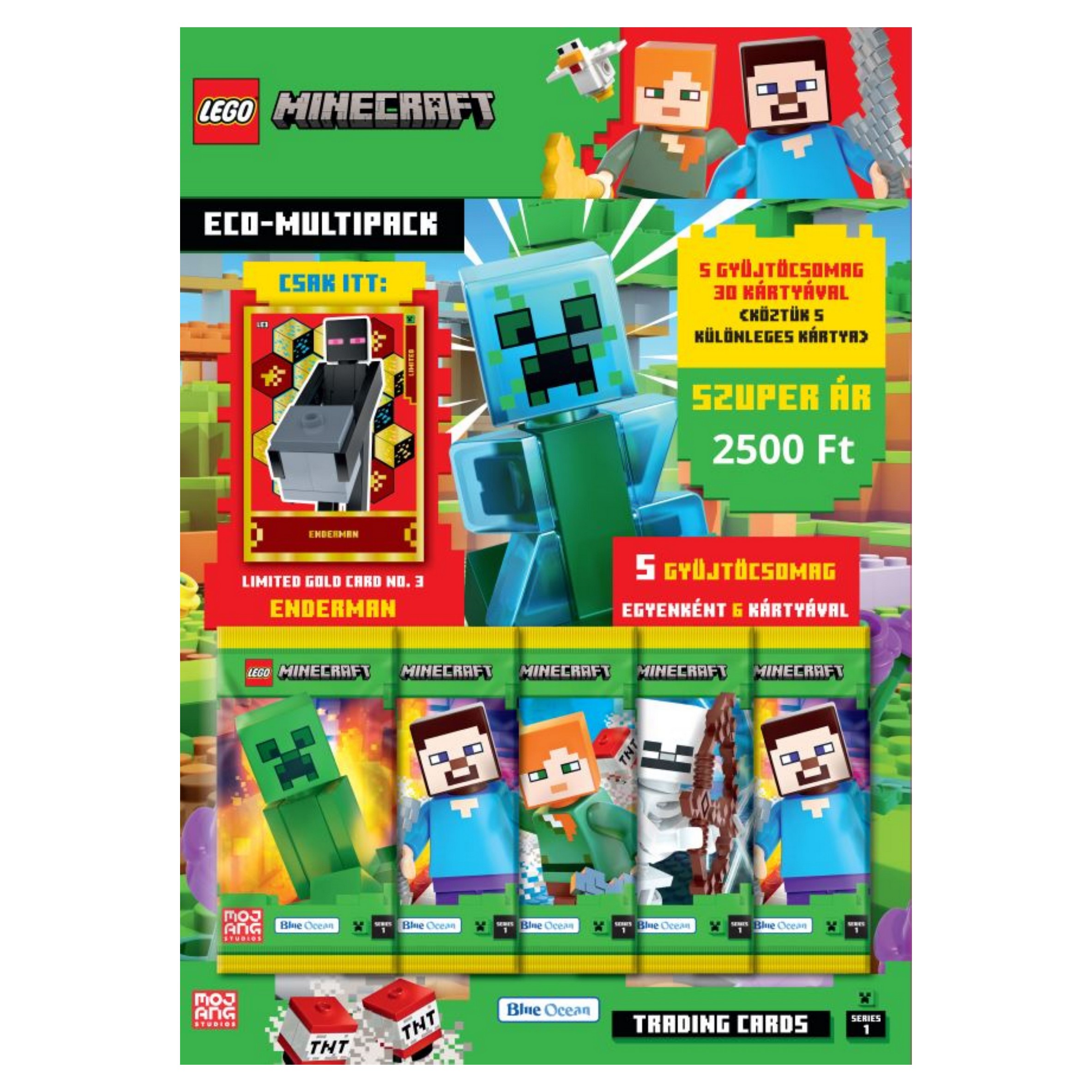 LEGO Minecraft kártya kollekció multipack - Sajtóforrás - Rendelj ...